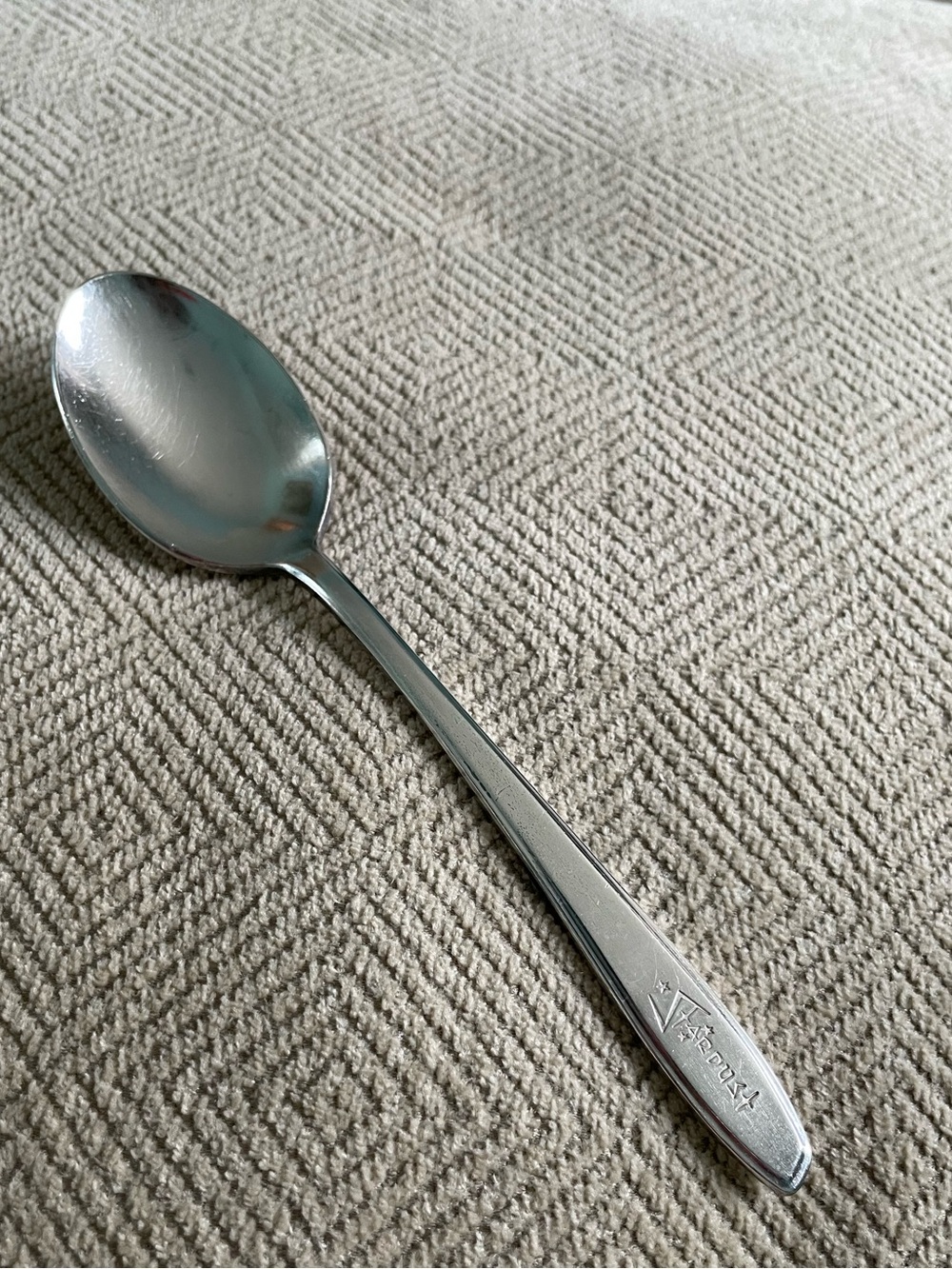 Vintage souvenir silver plate teaspoon from Las Vegas